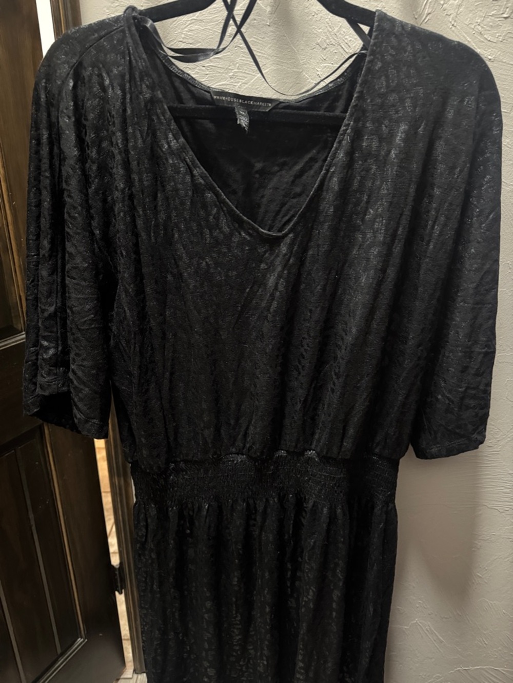 White House Black Market Black Midi Dress - Picture 6 of 6